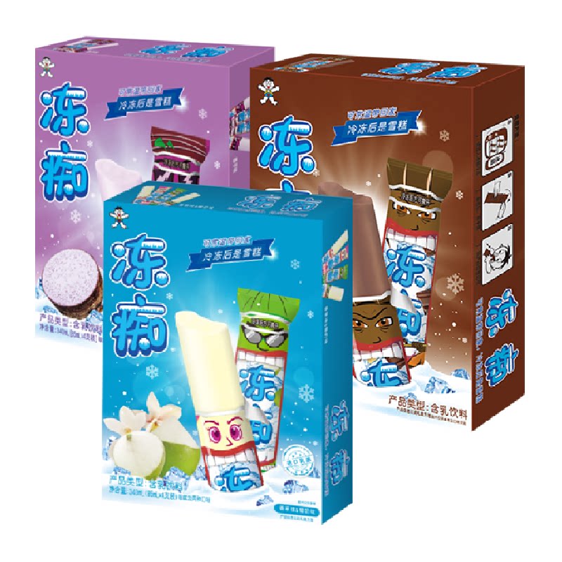 旺旺冻痴三口味冰淇淋85ml×12支图片