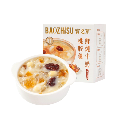 宝之素鲜炖牛奶桃胶羹