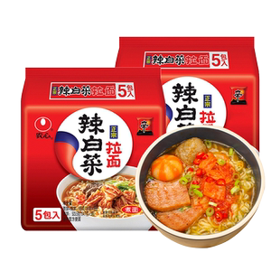 农心辣白菜拉面韩国辛拉面泡面韩式泡菜方便面拌面