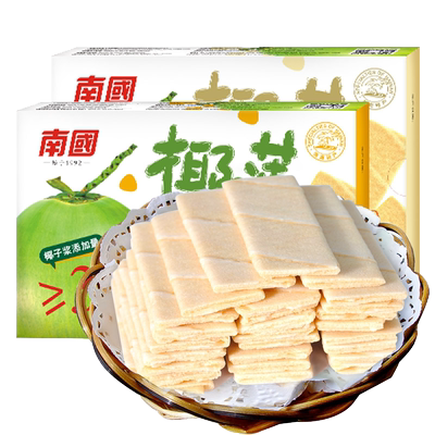 南国薄脆小吃椰香味饼干