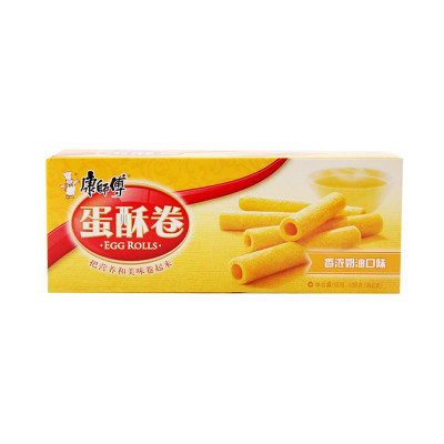 康师傅香浓奶油味108g/盒蛋酥卷