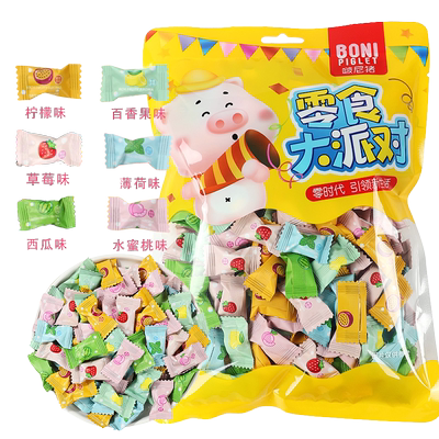 啵尼猪维C无糖薄荷糖100g