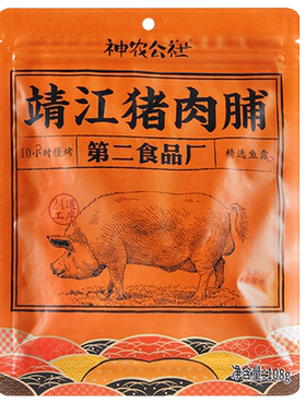 神农公社整切高蛋白原味猪肉脯