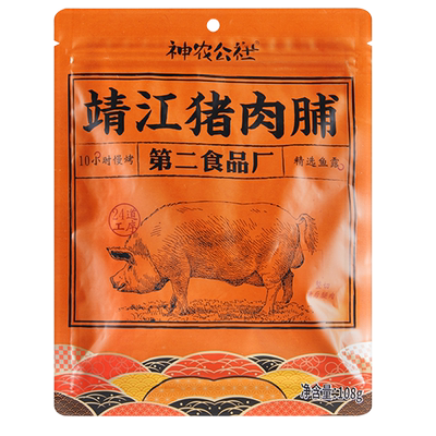神农公社整切高蛋白原味猪肉脯