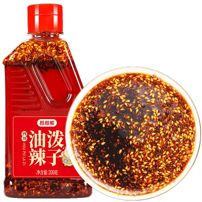 稻稻熊四川正宗辣椒油油泼辣子