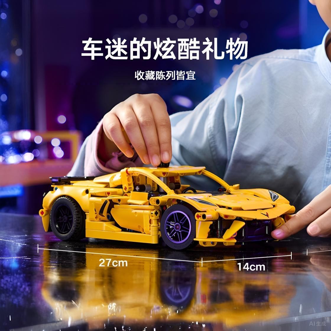 乐高积木雪佛兰科尔维特机械组