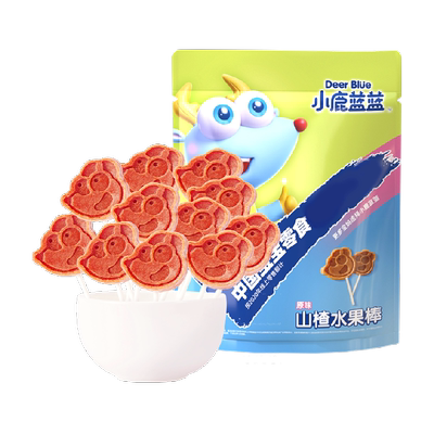 小鹿蓝蓝山楂棒棒糖106g×2袋