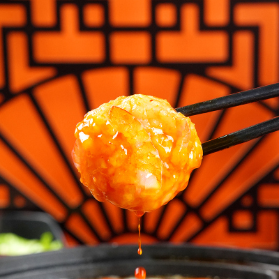 良德源虾滑黑虎虾虾肉火锅食材