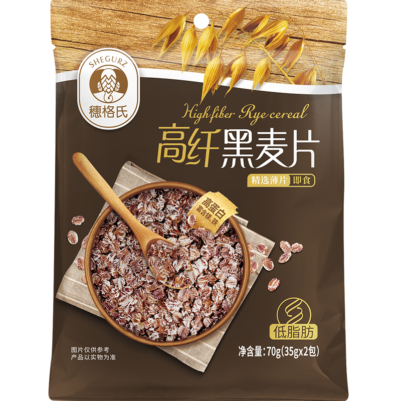 穗格氏高纤黑麦片70g