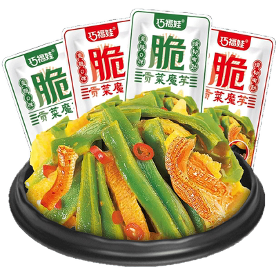 巧福娃魔芋爽素肉毛肚零食180g