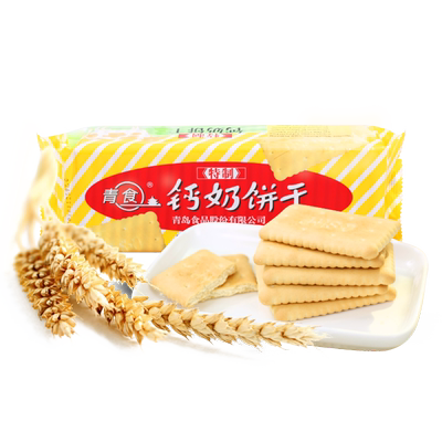 青食特制钙奶早餐代餐饼干