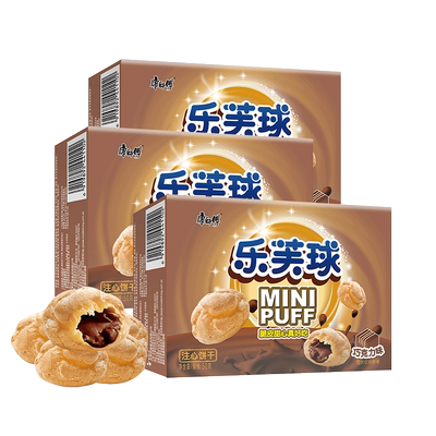 康师傅乐芙球泡芙零食