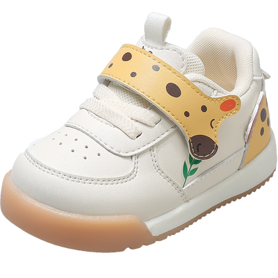 牧童软底萌趣卡通学步机能鞋