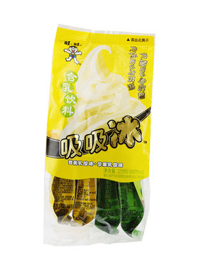 旺旺香蕉苹果乳酸味吸吸冰