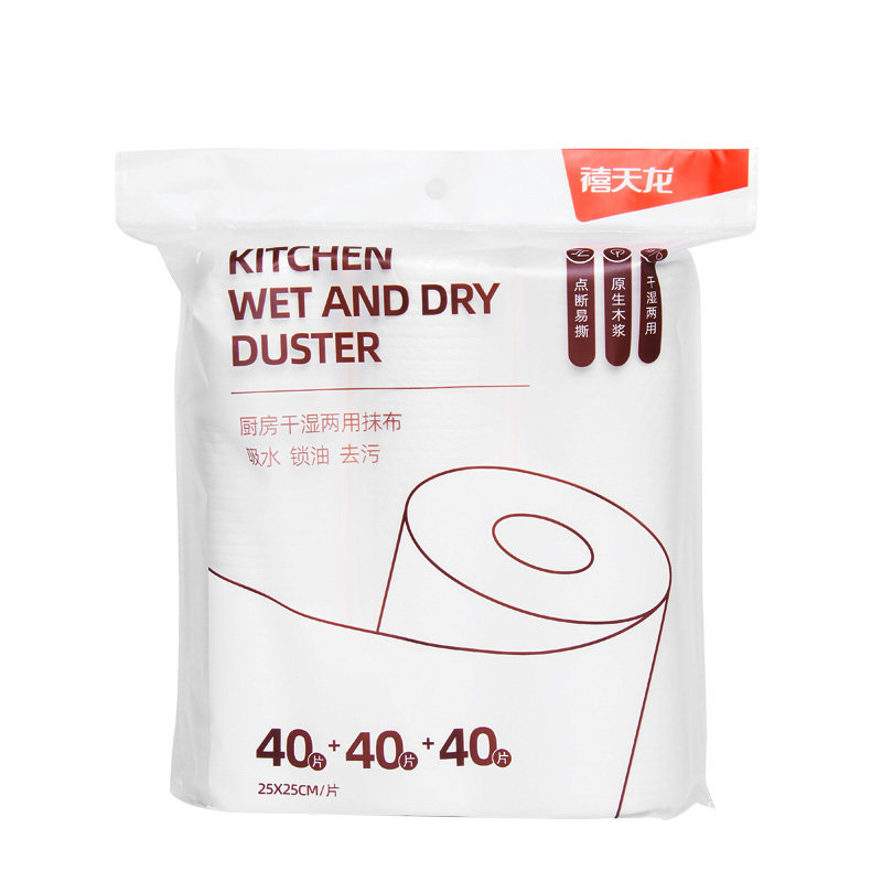 禧天龙CITYLIFE厨房干湿两用抹布25*25cm*40片使用感如何?
