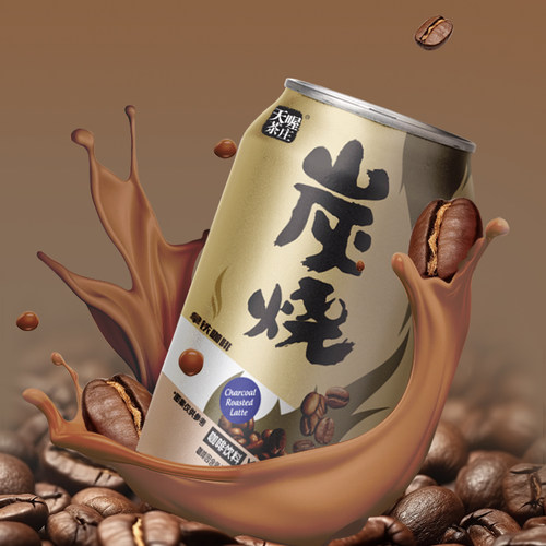 天喔即饮咖啡炭烧拿铁310ml×6罐