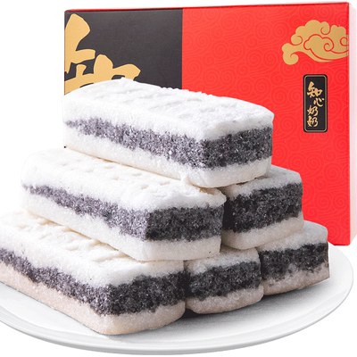知心奶奶无糖精黑米芡实糕糕点