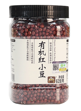 甸禾有机小红豆色泽饱满620g