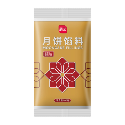 展艺白莲蓉馅月饼馅料广式冰皮