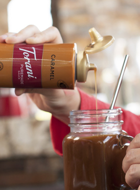 Torani特朗尼美国进口焦糖味调味糖浆咖啡奶茶甜点烘焙调味