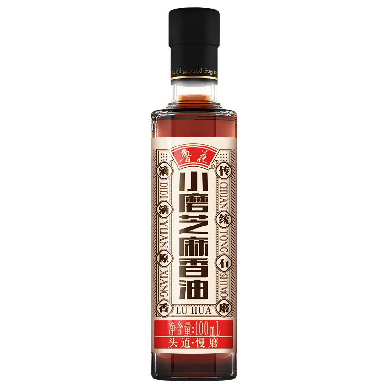 鲁花小磨香油100ml调味凉拌菜凉菜纯正调味油家用
