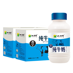 【青藏奶源】小西牛纯牛奶学生儿童营养早餐牛奶243ml*12瓶*2箱