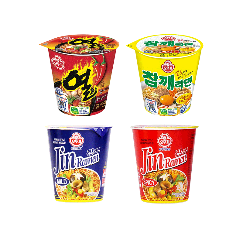 不倒翁韩国进口辣味金拉面方便面