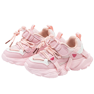 史努比童鞋儿童运动鞋2025春秋新款老爹鞋男孩休闲增高鞋女童鞋子