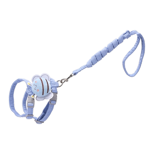 猫咪牵引绳猫防挣脱猫绳绳子遛猫绳背带溜猫外出宠物专用锚链链子