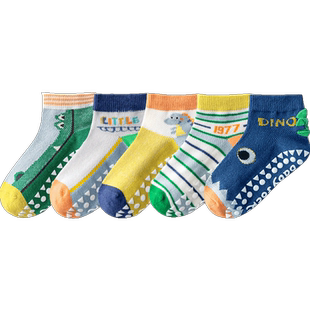 拉夏莉亚儿童防滑袜宝宝地毯袜蹦床袜男童袜套婴儿地板袜鞋袜春秋