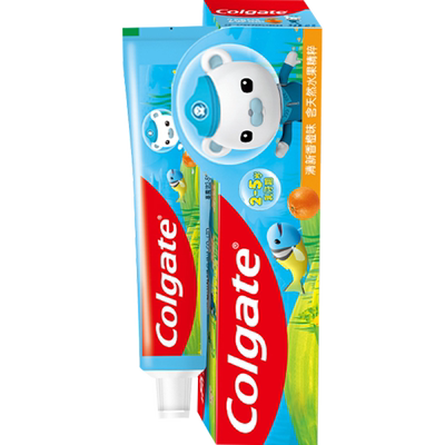 高露洁防蛀清新香橙儿童牙膏