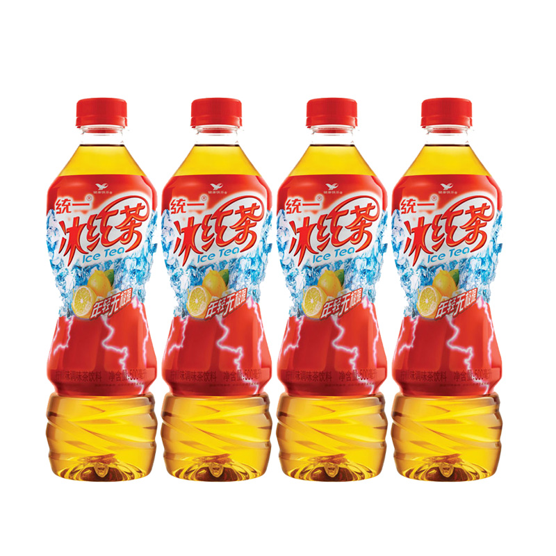 统一冰红茶 500ml*4瓶/组【新老包装混发】饮料