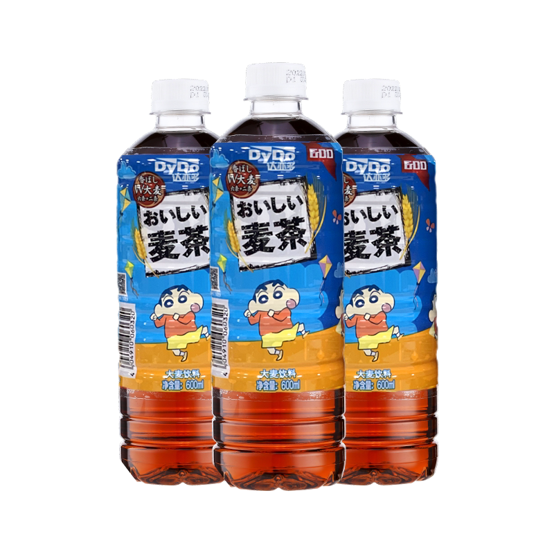 达亦多茶饮料大麦茶600ml*3瓶图片