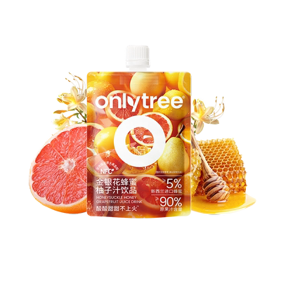 Onlytree金银花柚子汁清润锁鲜