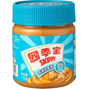 四季宝柔滑花生酱早餐面包涂抹拌面调味料麻辣烫料便携装