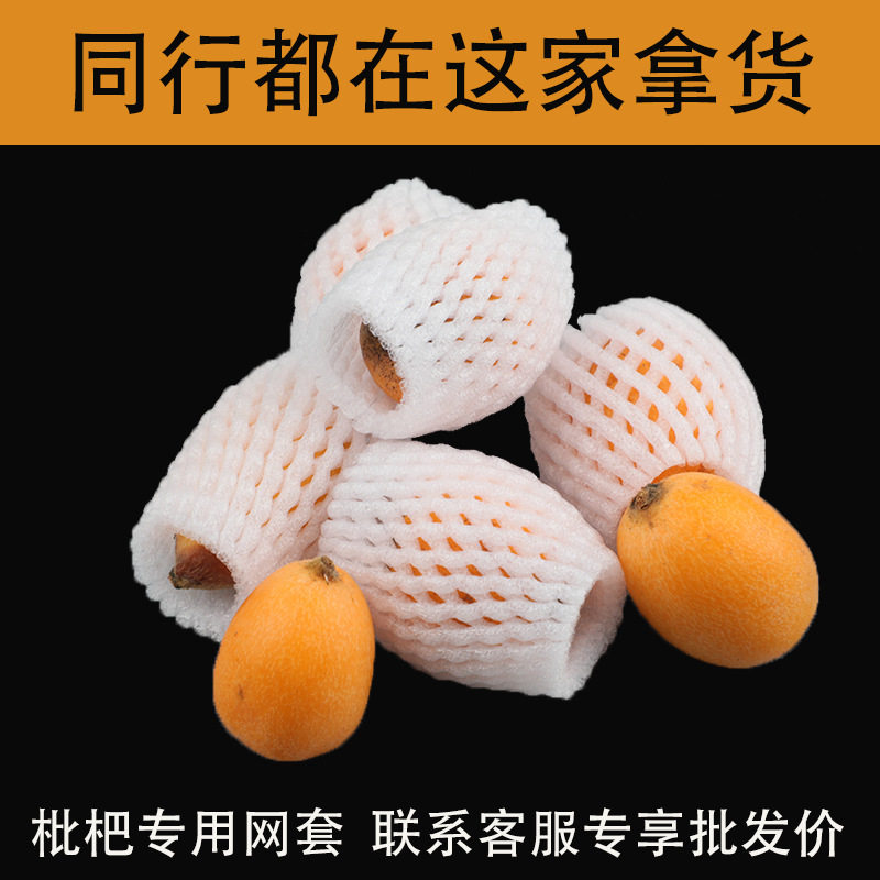水果网套加厚保护套桃子杏子泡沫防震网防虫树上枇杷网格套袋彩色