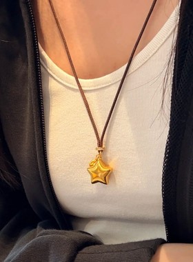 爆款折纸星星项链百搭
