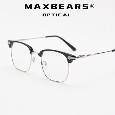 MAXBEARS理工男TR90斯文眼镜框
