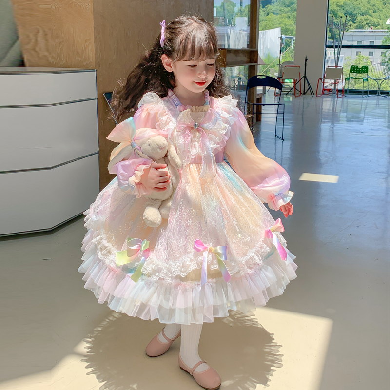 原创设计现货春季西班牙蓬蓬裙