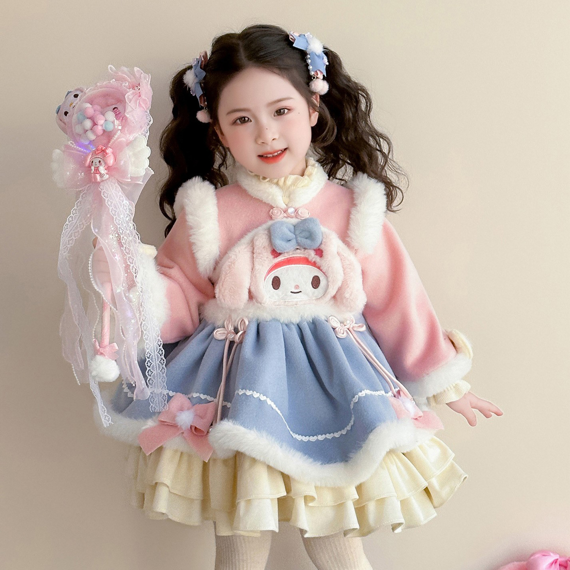 洛丽塔公主裙女童美乐蒂连衣裙冬