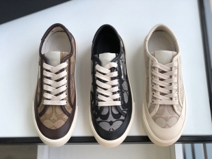 拼色41Van 透气大码 hongo 轻软底休闲板鞋 平底系带真皮老花布女鞋