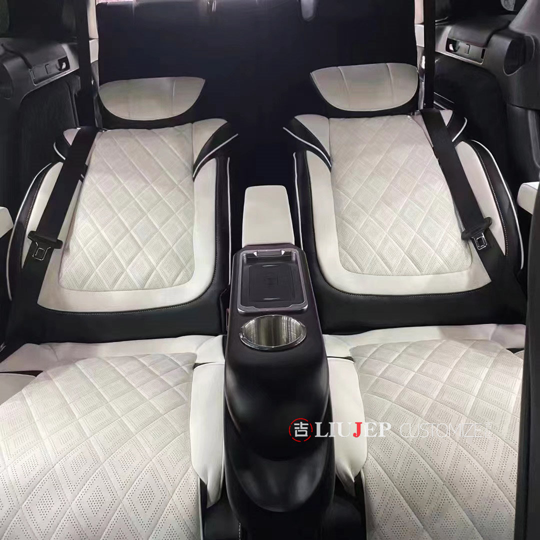 LAND ROVER DISCOVERY 45 MODIFIED AIRLINE SEATSRANGE ROVER SPORT EXECUTIVE DEFENDER MID-ROW POWER SEAT INTERIOR REFURBISHMENT