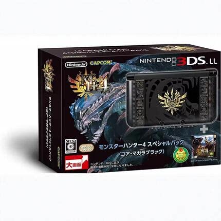 现货包邮 全新 3DSLL主机怪物猎人4黑蚀龙限定版