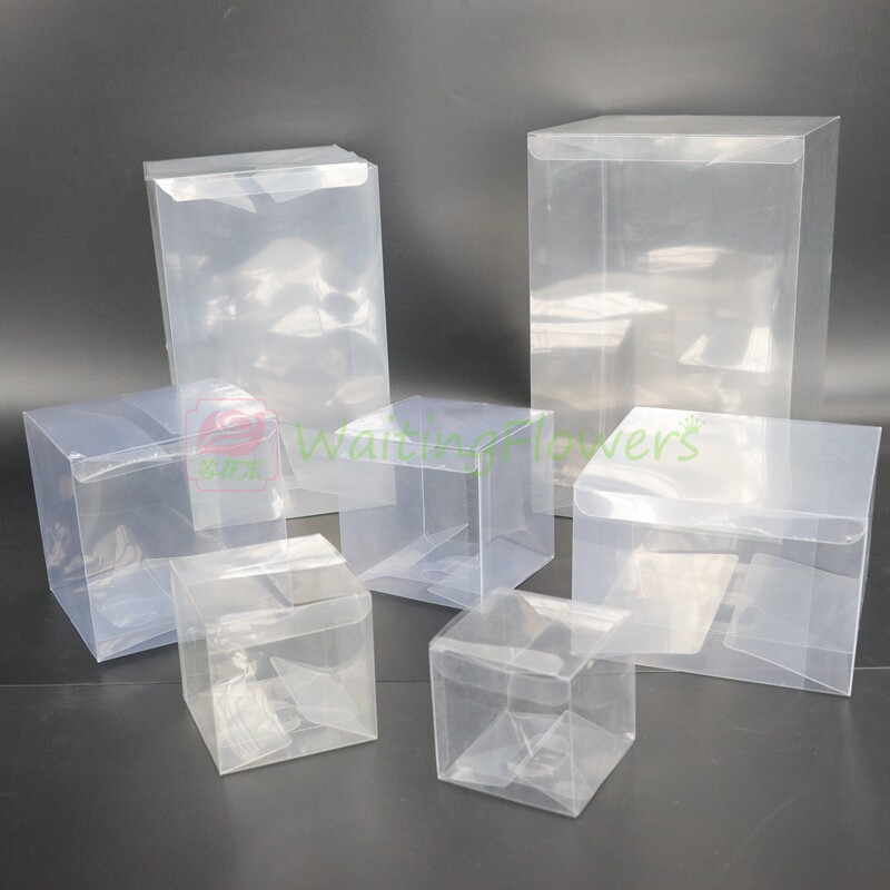 永生花透明包装盒pvc盒子塑料透明防尘打包运输外包盒_虎窝淘