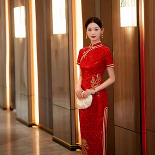 逸红颜女装懿菲2026新款蔓楼兰苏城日记徐之行年轻新中式绝美旗袍