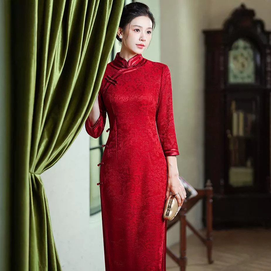 名兰世家官方懿菲梦至超乔韵璃烟斋华族经典旗袍先生崔万志旗舰店