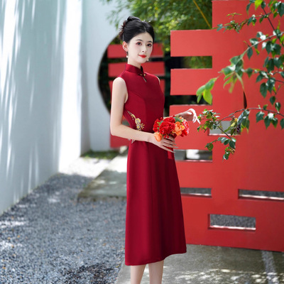 徐之行俏娘鱼2026新款戚薇同款婉芸凤禧荷言旗袍先生崔万志旗舰店