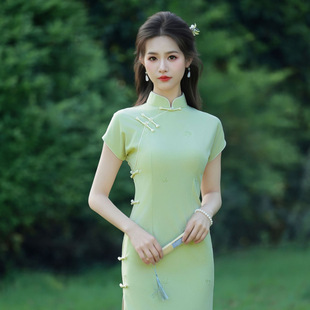 逸红颜苏之绣一珂锦绣赏味凤禧半枫崔万志官方旗舰店女装旗袍