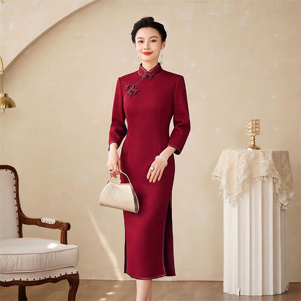 一珂锦绣女装佐良佑善荷言徐之行梦楼兰满庭芳官方旗舰店妈妈旗袍