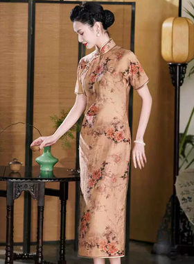 织布鸟女装名兰世家2026新款雀之恋茉希蔓楼兰壹美佳人旗袍裙